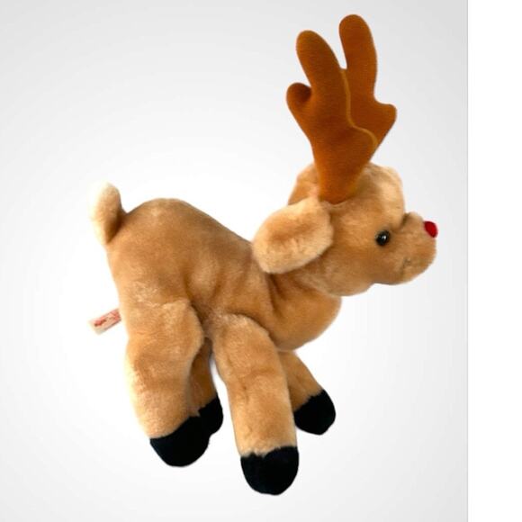 Russ Baby Reindeer Randy Plush 12 in Tall Christmas Santa - Picture 2 of 7